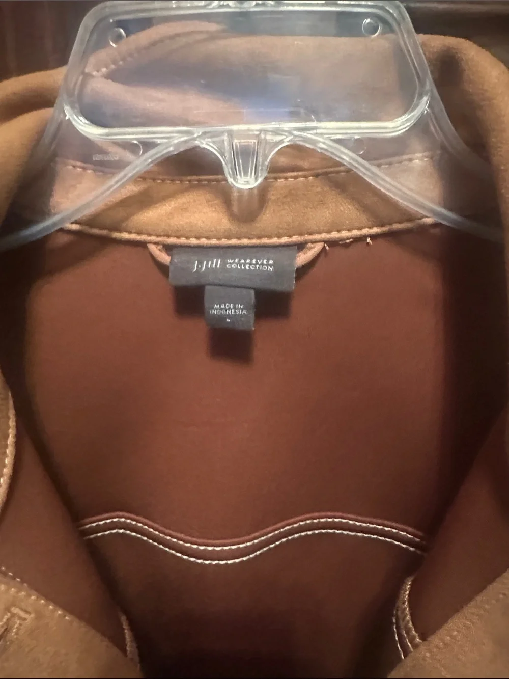 J. Jill Suede Shirt Jacket in Tan